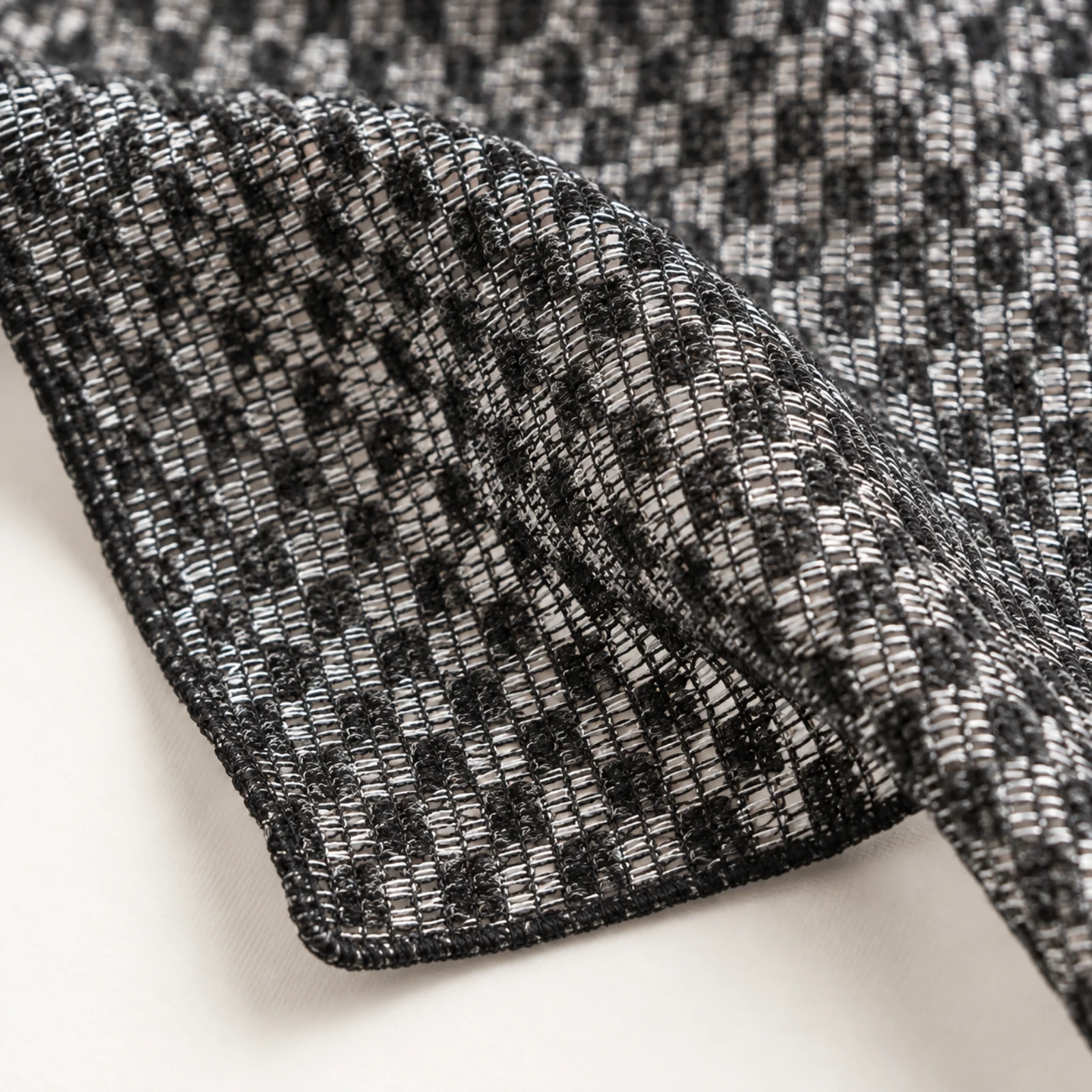 Zbliżenie waflowej faktury Kōji Face Towel
